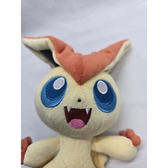 Pokemon Victini Plush Stuffed Toy- Pokémon Center- Tush Tags Cut Off - Picture 5 of 9